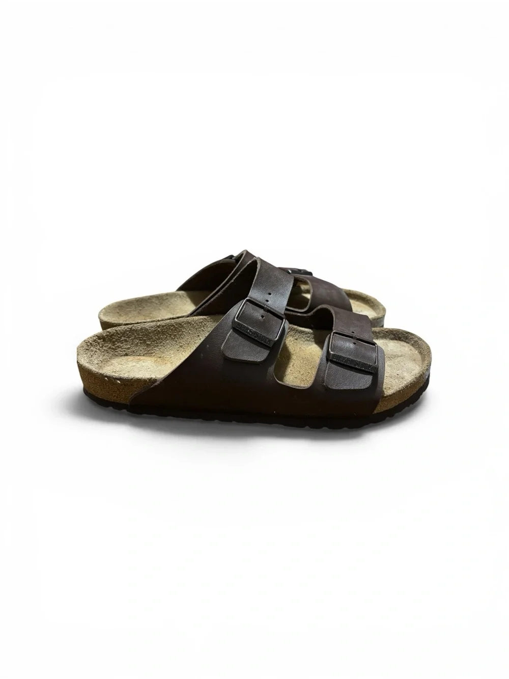 Birkenstock Arizona Dark Brown Birko-Flor Sandals EU 43 US 10-10.5 Germany VGUC
